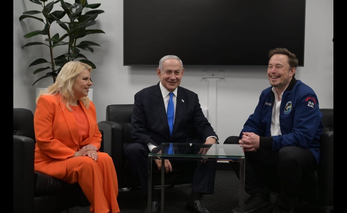 Netanyahu Defends "Great Friend" Elon Musk Over Salute Row