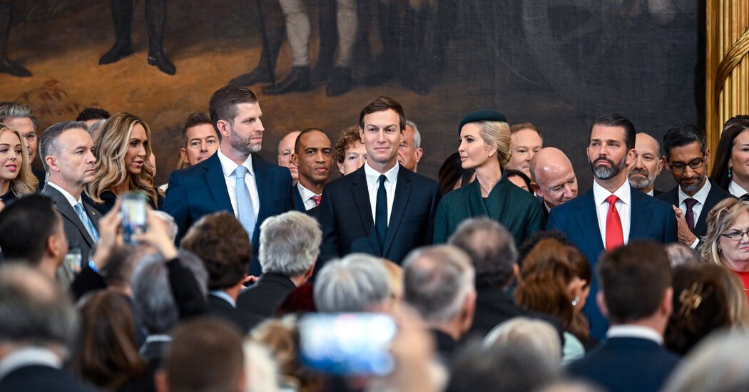 Trump’s Family Stands by His Side at His Inauguration