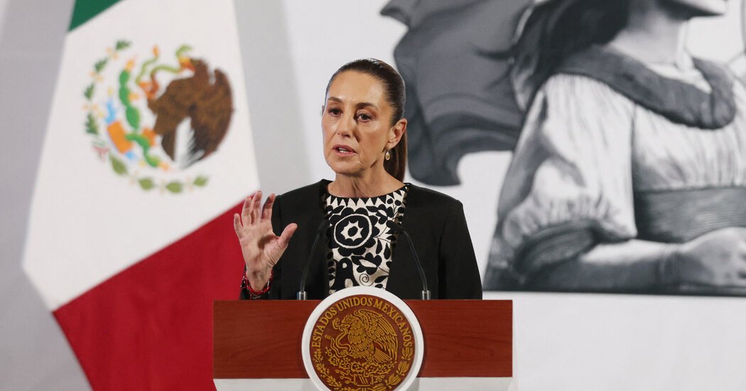 After Trump’s Threats, Mexico’s Leader Says She’ll ‘Always Defend’ Her Country