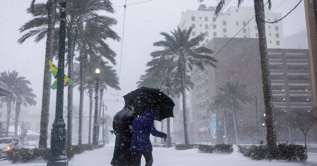 After Snow and Frigid Temperatures, the Southeast Now Faces Icy Roads