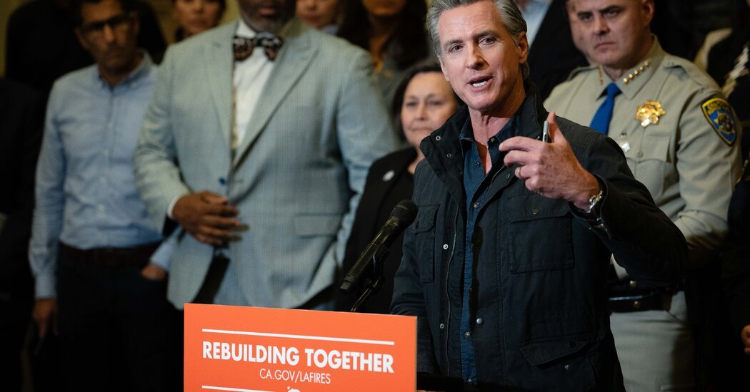 As Newsom Plans to Greet Trump, He Faces a Political Test