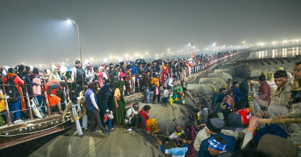 Stampede at India’s Maha Kumbh Mela Hindu Festival Leaves Pilgrims Hurt