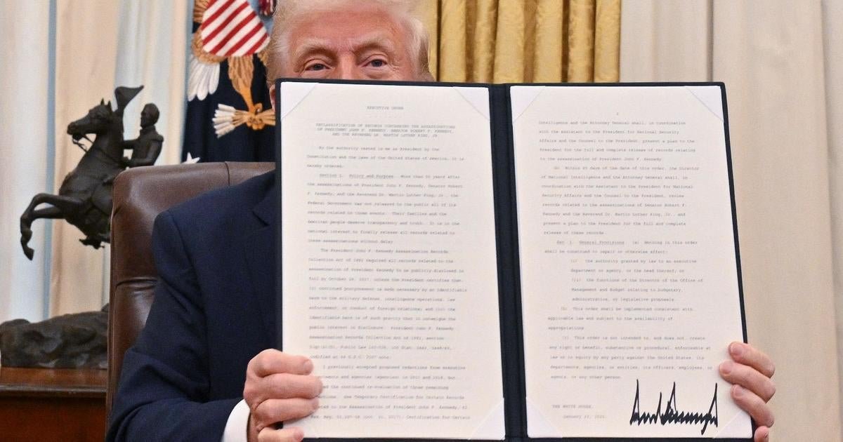 Trump executive order on Martin Luther King Jr., JFK and RFK assassinations