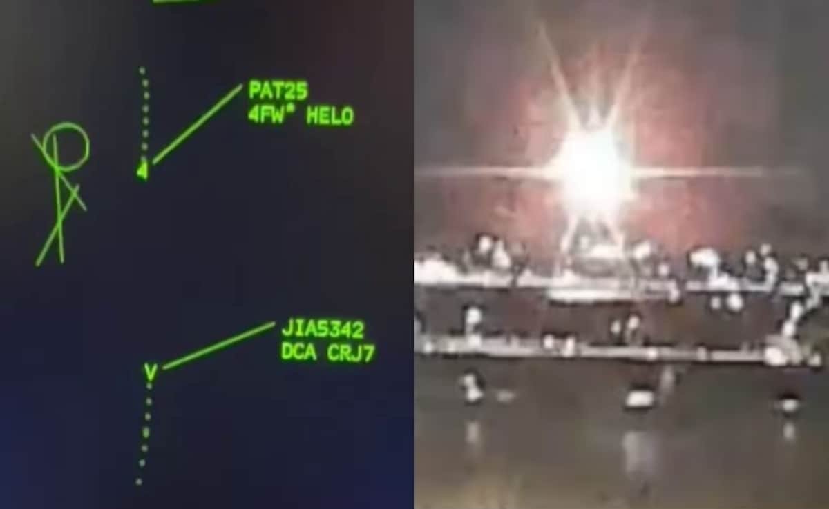 Traffic Control Radar Shows Moment When US Jet Collided With Chopper