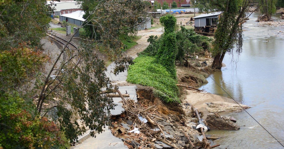 "Out of control" wildfire erupts in North Carolina town still recovering from Hurricane Helene