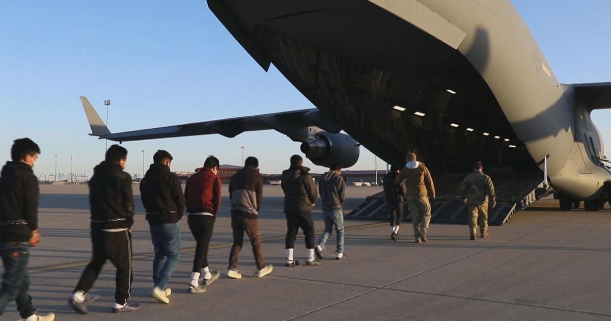 Trump begins flying undocumented immigrants out of U.S. aboard using military cargo planes