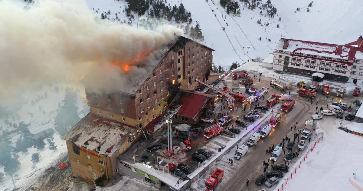 Fire tears through Turkey ski resort hotel, killing at least 10 people and injuring dozens more