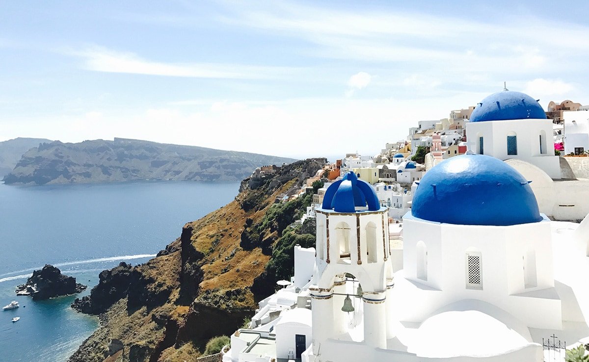 Fresh Tremors Shake Top Greek Tourist Island Santorini