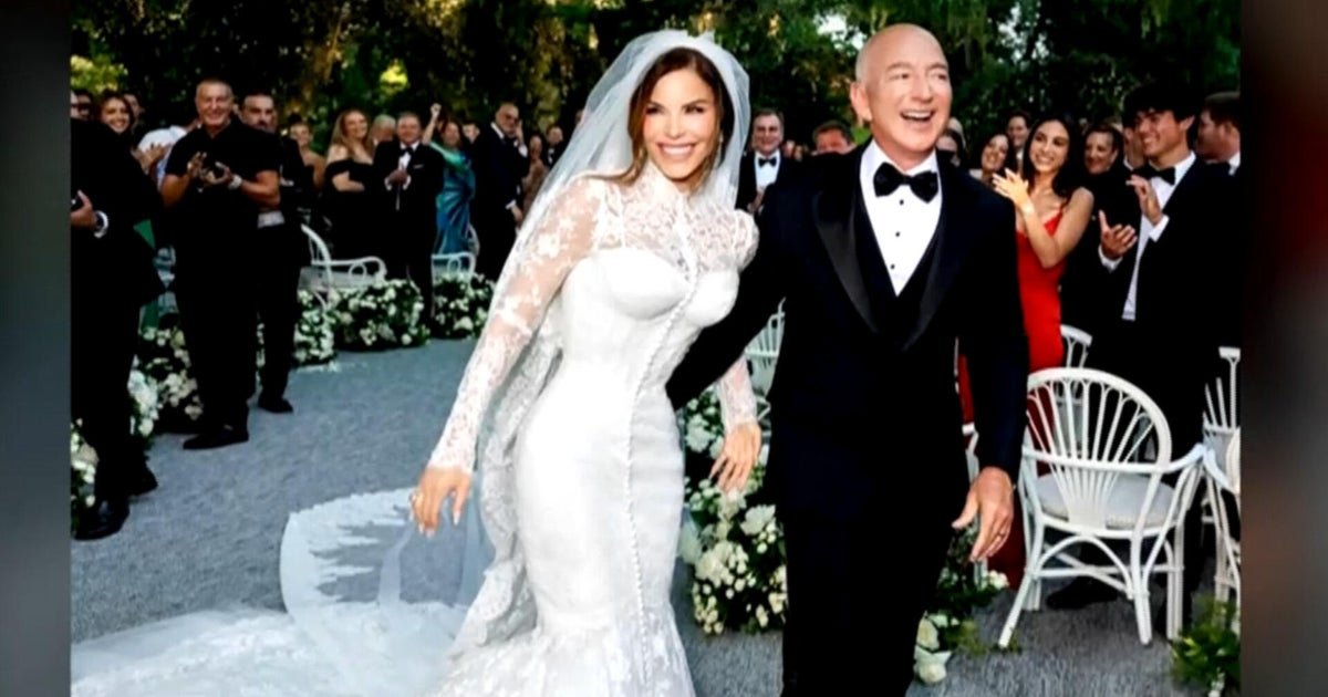 Jeff Bezos and Lauren Sanchez exchange vows in star-studded wedding ceremony