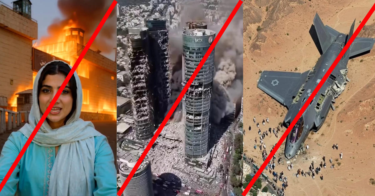 AI-generated videos are fueling falsehoods about Iran-Israel conflict, researchers say