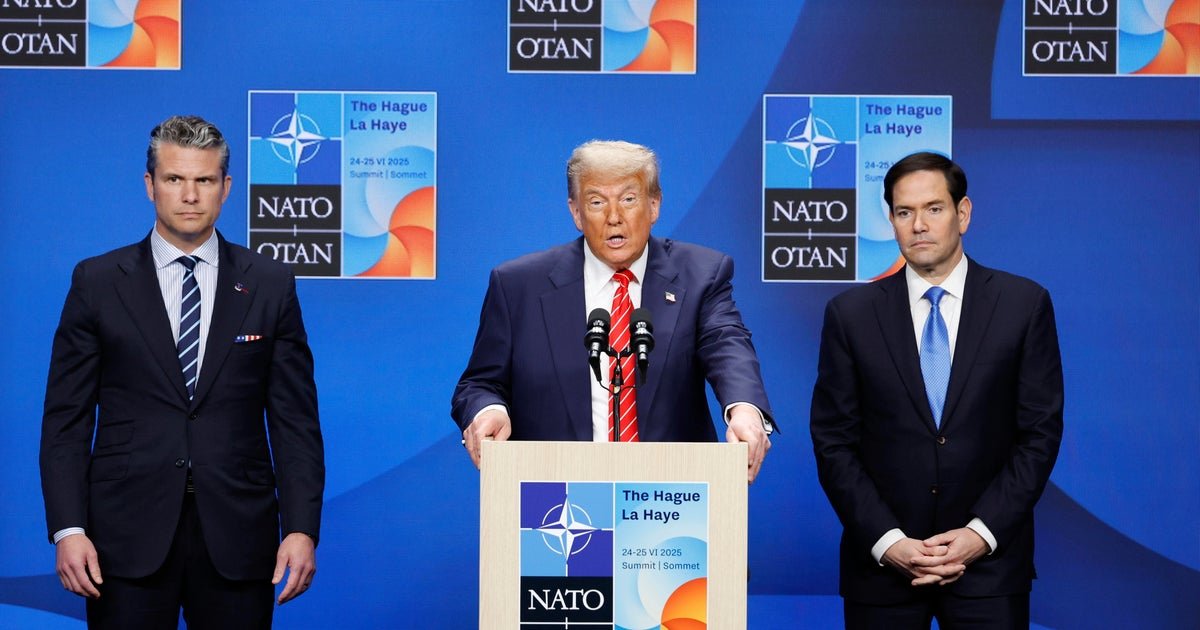 Watch Live: Trump holds news conference at NATO summit amid tenuous Iran-Israel ceasefire