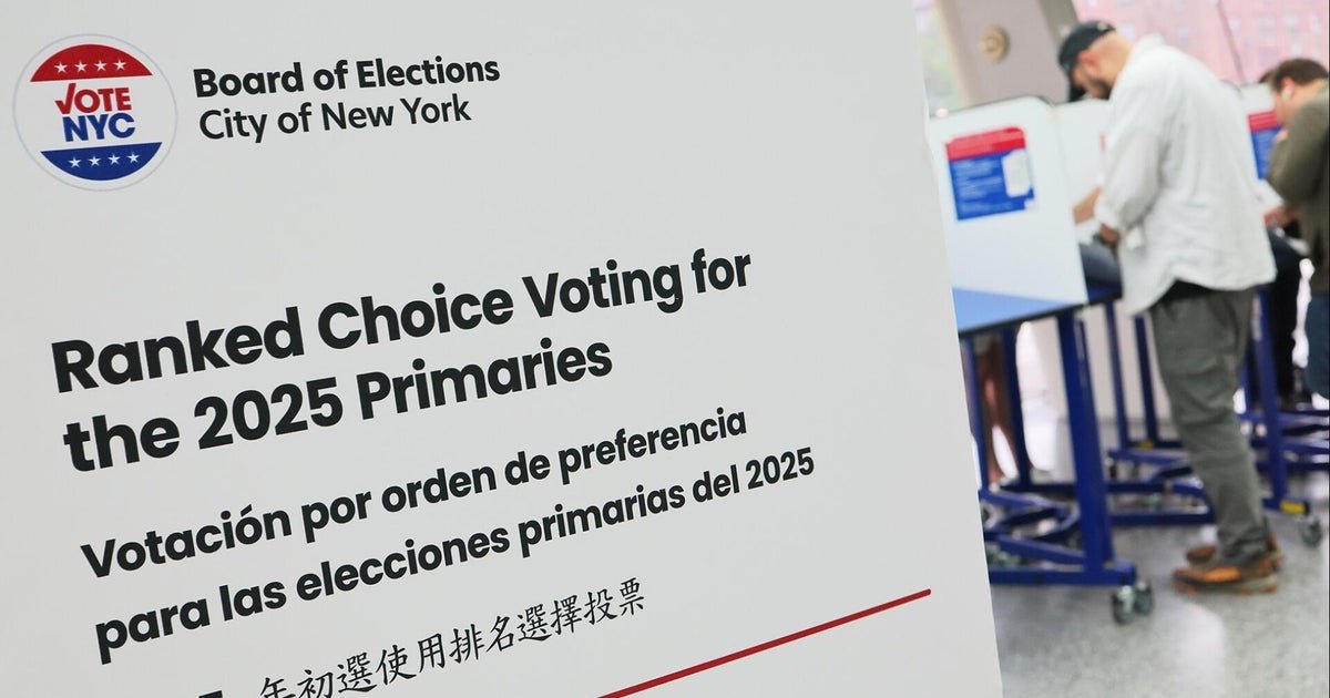 Here's how ranked choice voting works as New York City Democrats hold their mayoral primary