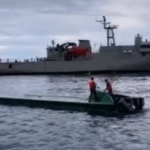 Video shows "narco sub" loaded with 3.5 tons of cocaine being intercepted in Pacific Ocean off Mexico