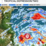 Tropical Depression 2 forms in western Gulf, forecast to strengthen into tropical storm before reaching Mexico