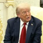 President Trump threatens tariffs targeting Russia if there's no Ukraine peace deal in 50 days