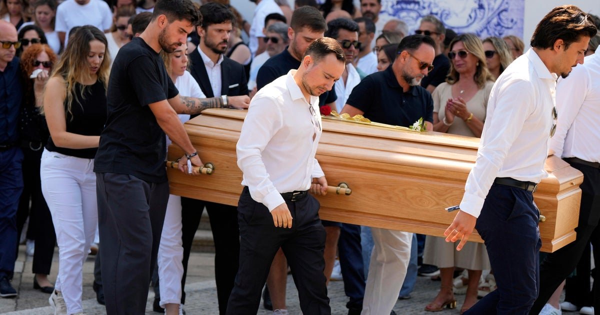 Liverpool and Portugal players join Diogo Jota's family in mourning soccer player and his brother at funeral
