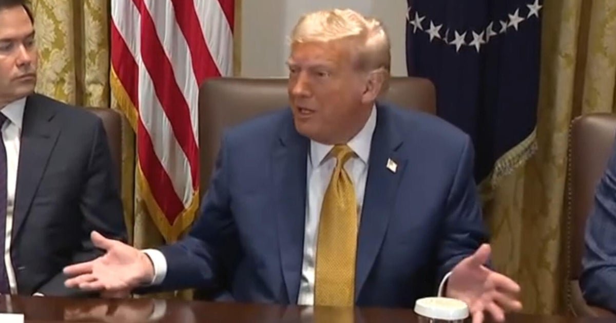 Watch: Trump slams reporter for asking about Jeffrey Epstein