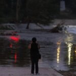 How much rain fell in Texas that caused the catastrophic flooding?
