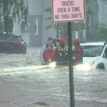 Flash flooding causing damage from New York City-area storms