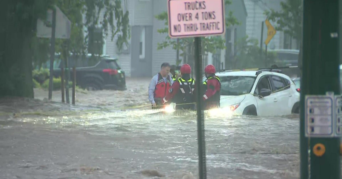 Flash flooding causing damage from New York City-area storms