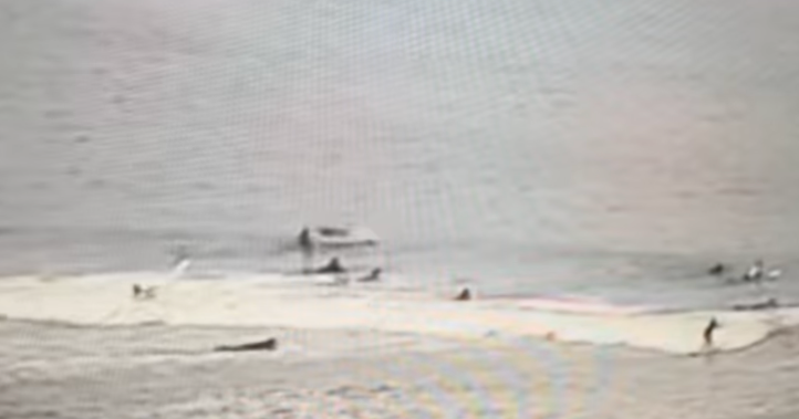 Video shows airborne shark hitting surfer's face in Florida: "Like a truck"