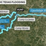 Maps show where devastating flash flooding hit Texas, including Camp Mystic